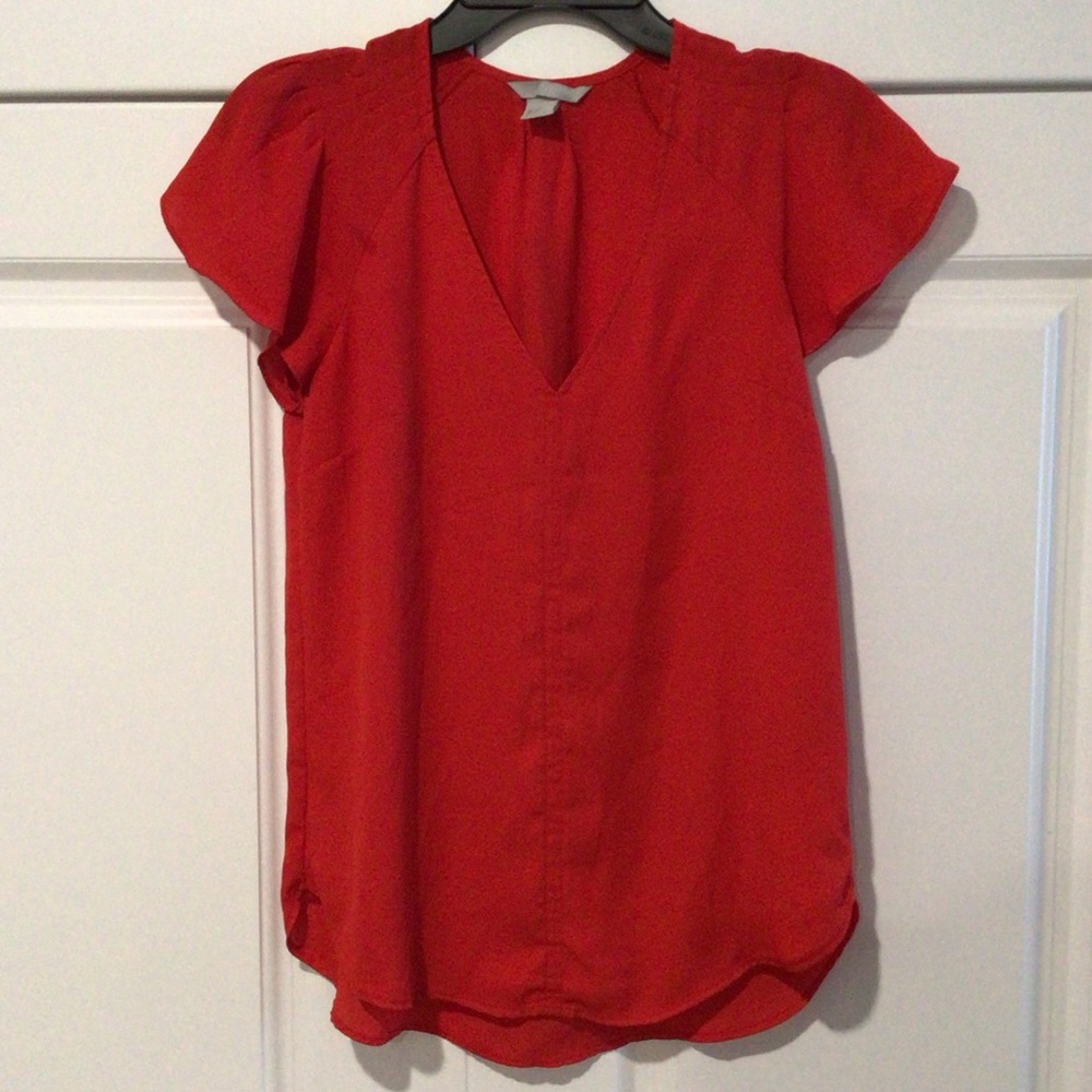 H&M Scarlet Short Sleeve Blouse